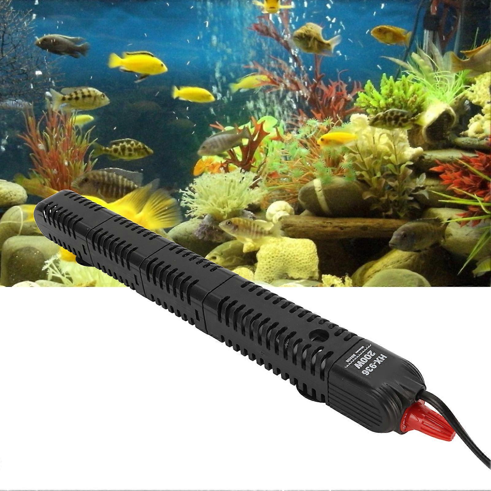 Chauffe-aquarium réglable automatique à température constante Tige chauffante d’aquarium submersible pour l’eau de mer d’eau douce