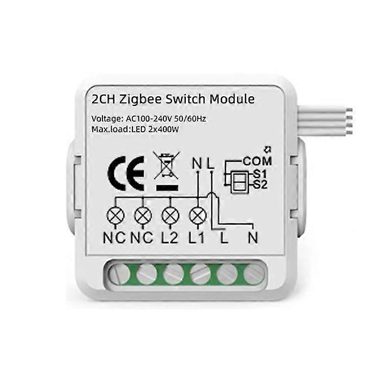 Smart Switch Module 2CH Zigbee
