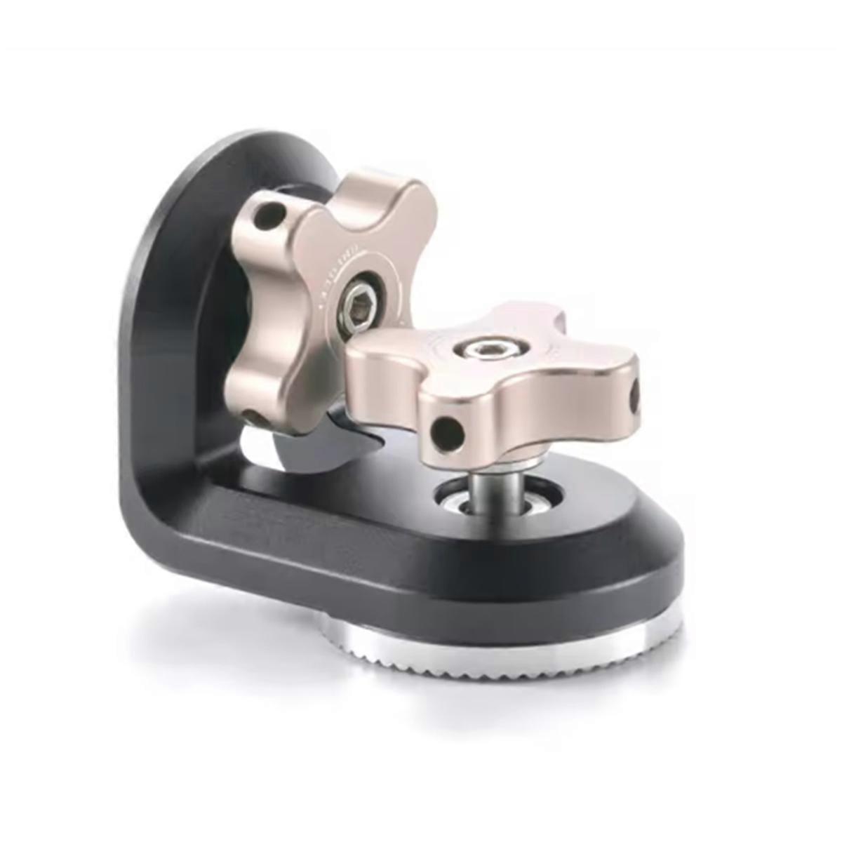 TA-RRA-1420 Right Angle Rosette Adapter to 1/4in-20 with Locating Pins-Black for Nucleus Nano II Co