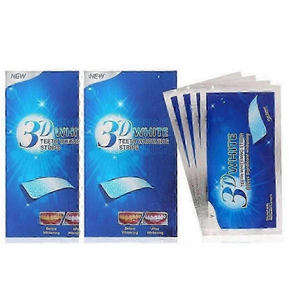 56 3Dプロフェッショナル歯のホワイトニング歯の漂白安全なストリップキット28ポーチ英国