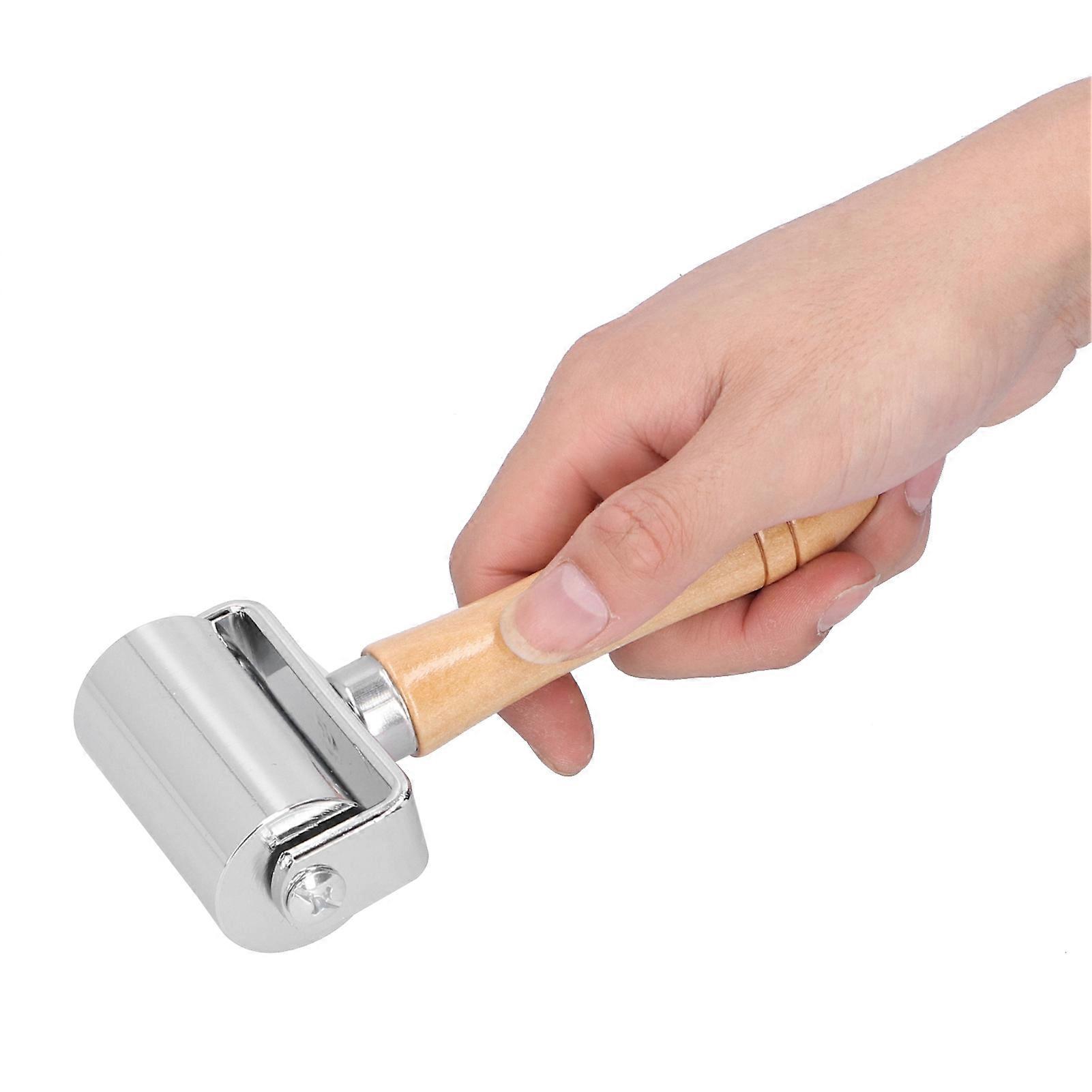 Leather Roller Press Edge Hand Working Binder Glue Joint Carving Tools DIY Accessories60mm