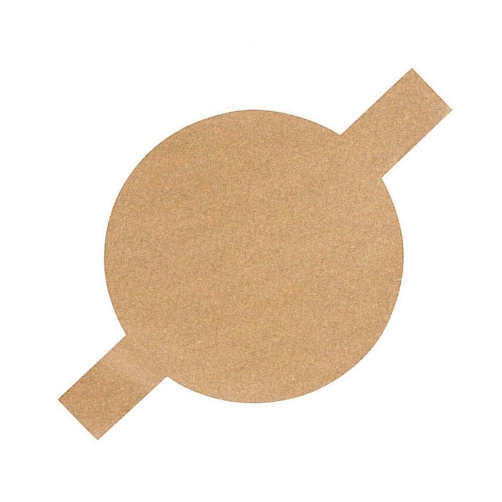 Khaki Baking Paper for Evenly Baked Cookies and Cakes Grease Resistant Silicon Paper for Kitchen Use 8 inch Rounds