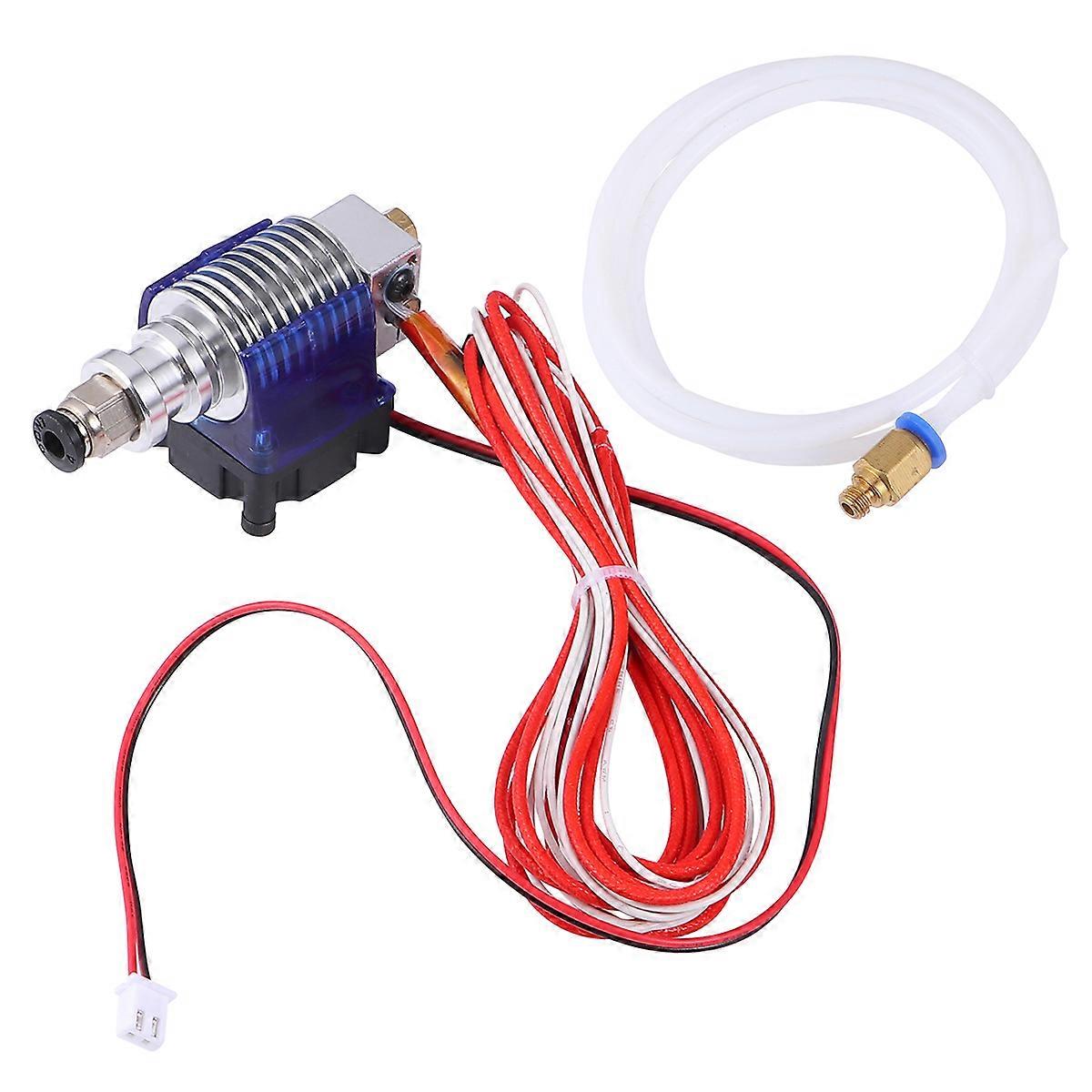 Printer Extrusion Hot End Extrusion Head with Fan Printing Compatible with PLA ABS 1Set