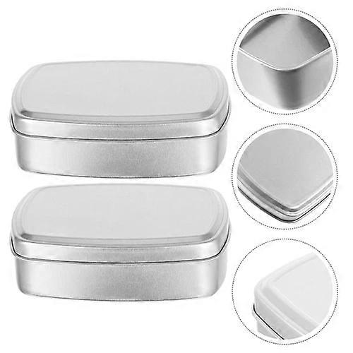 Soap Boxes, 3Pcs Metal Rectangular Tin Containers for Soap Storage
