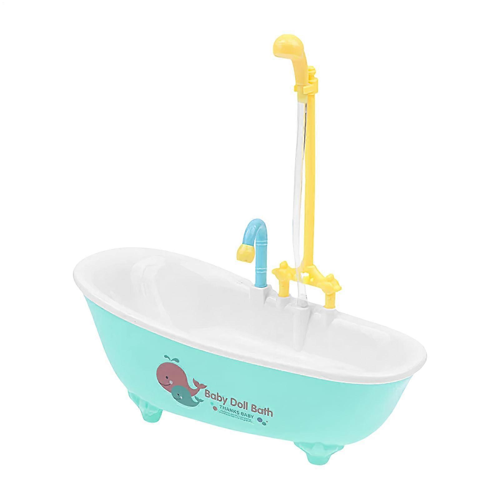 Automatic bird bath for parrots, 26.5x12.5x31.5cm, sturdy, with shower feature, green.