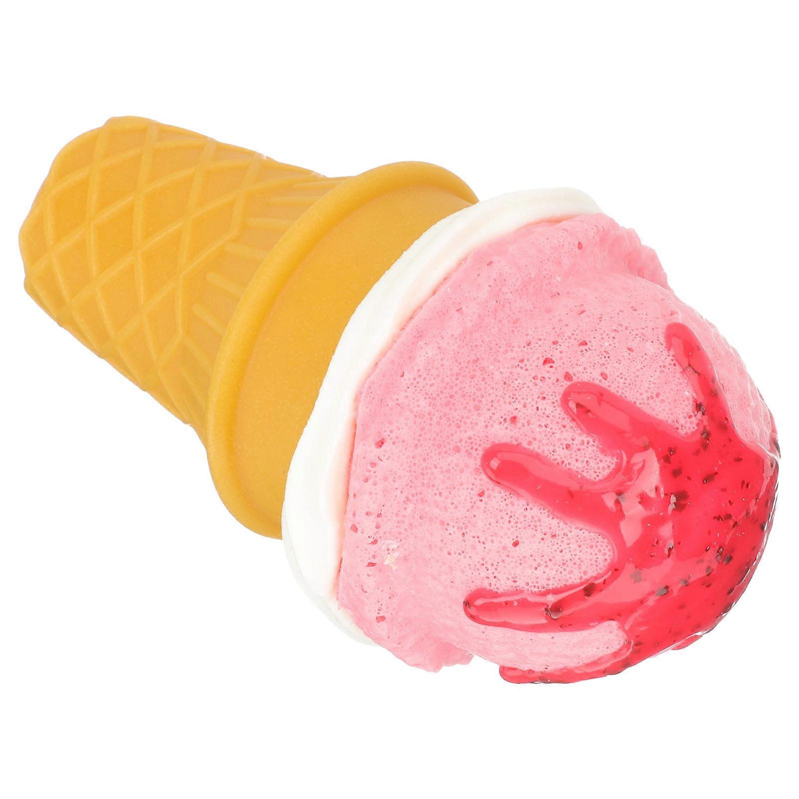 Simulated Ice Cream Small Fake Ice Cream Food Samples Cabinet Display PVC 11x6.2cm 1Pcs