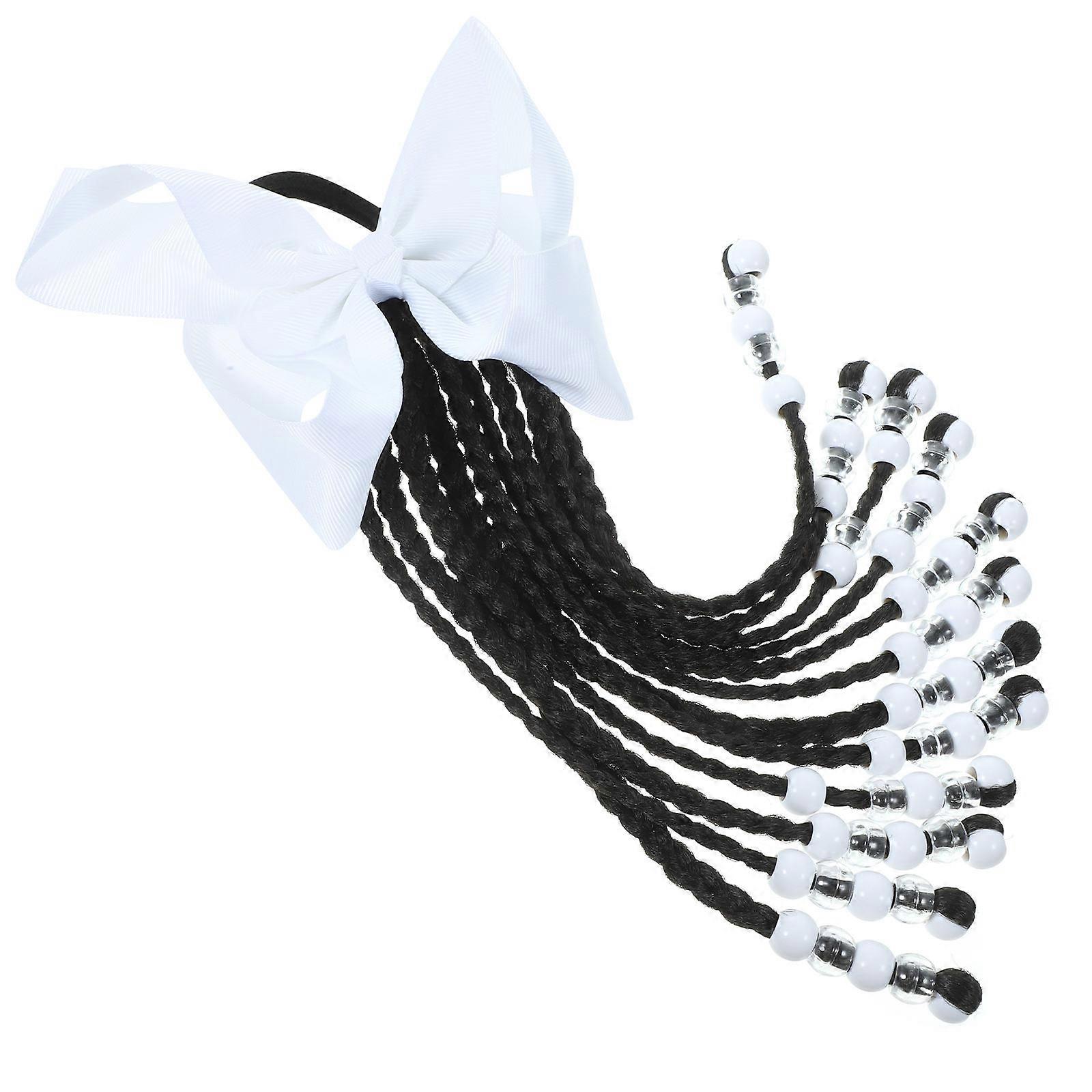 Hair Extensions Braids Charming Ponytail for Proms and Pubs Synthetic Fiber Reusable 1Pcs