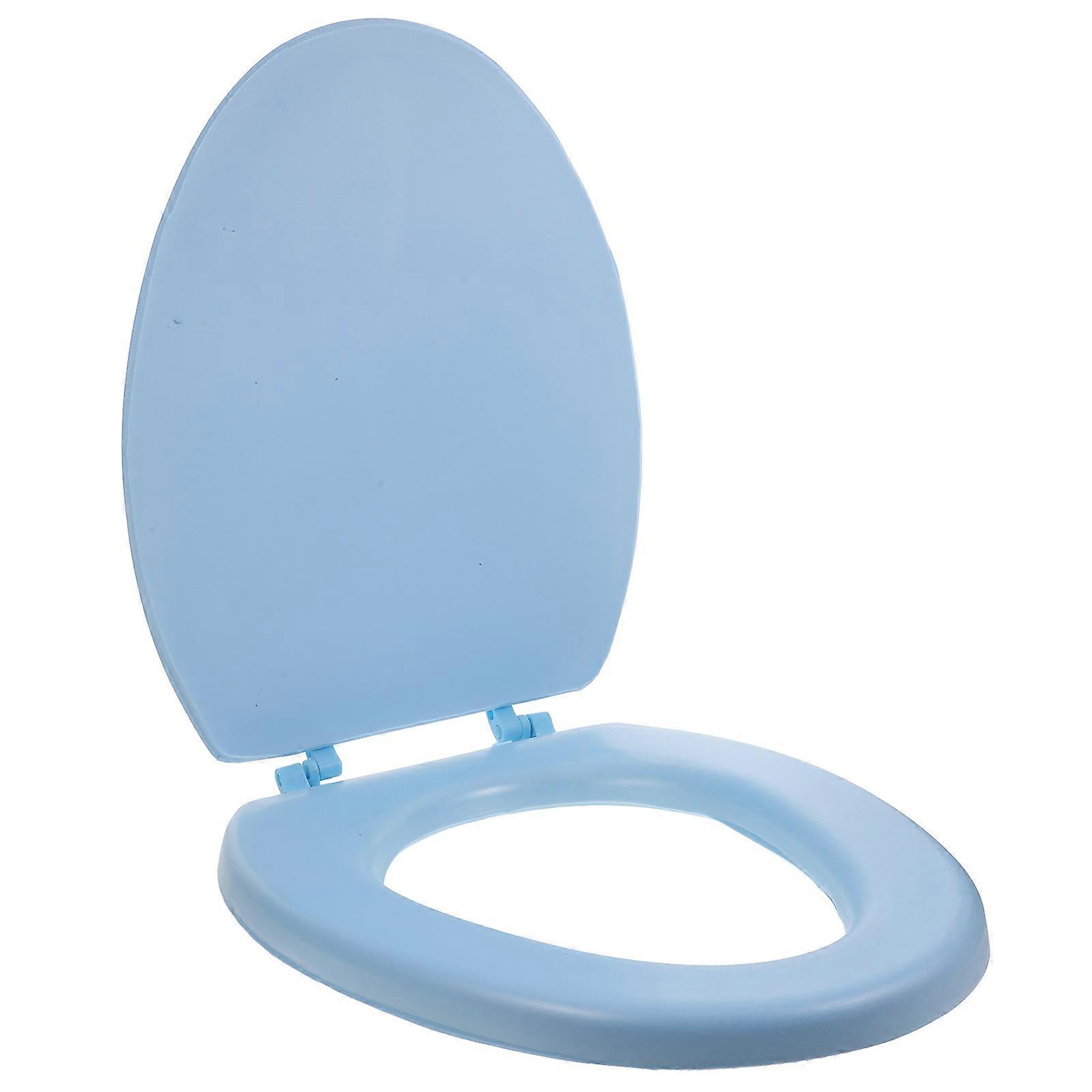 Elongated Toilet Seat for Bathroom Durable, Thick Design, Easy to Clean, Comfortable Household Use
