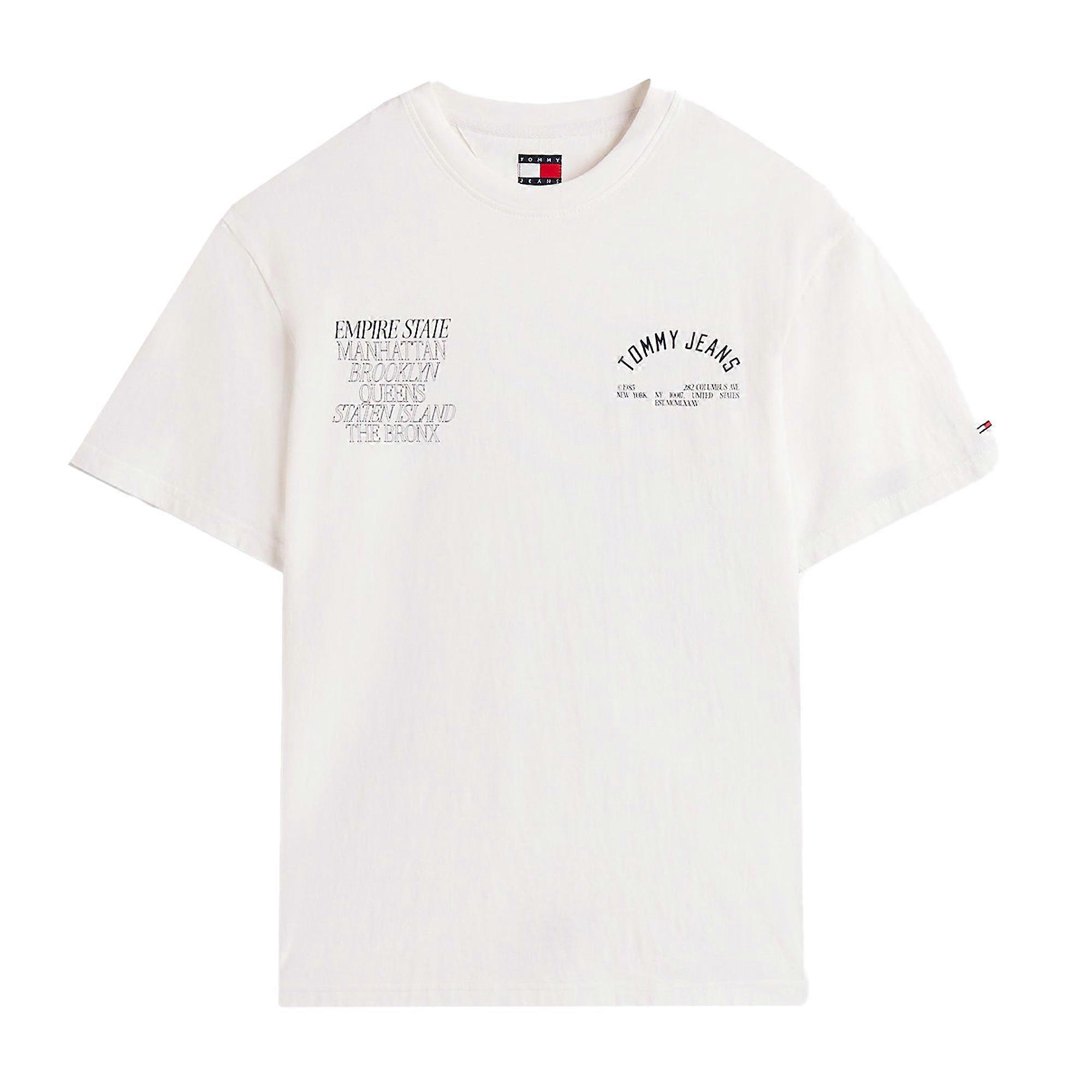 Tommy Jeans Graphic Boroughs T-Shirt Ecru