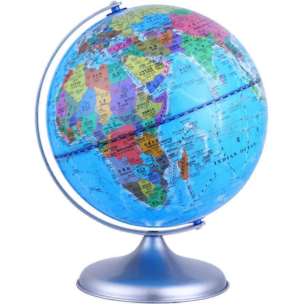 Teaching Tool Desktop Terrestrial Globe Plastic Globe for Kids Use