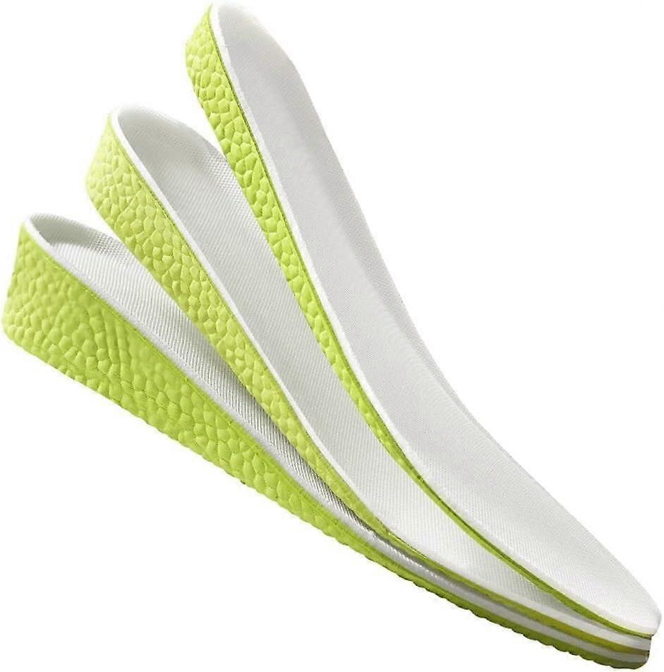 Cushion Shoe Insoles, 1.53.5 cm Invisible Height Increase Insoles Shoes Sole Pad Breathable Comfortable (EU 41 42) EU41 42 3 Pairs.