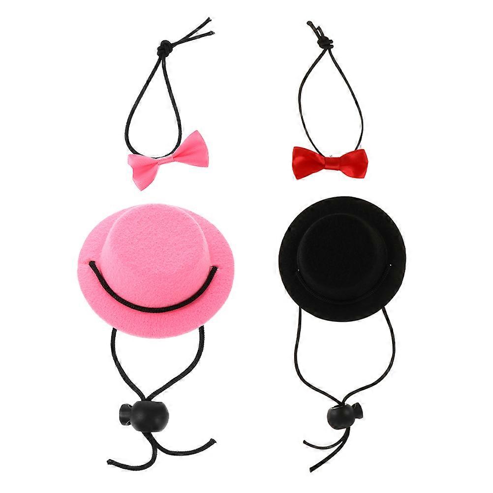 Pet Hat and Bow Tie Set – Comfortable Decorative Accessories for Dogs and Cats, Adorable Party Neckties for Festivals and Daily Wear