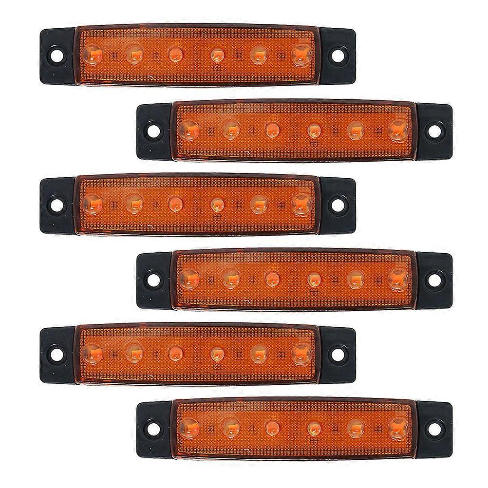 Yellow Marine Boat Lights Made of ABS Material for Safe Navigation and Decoration 6 LEDs