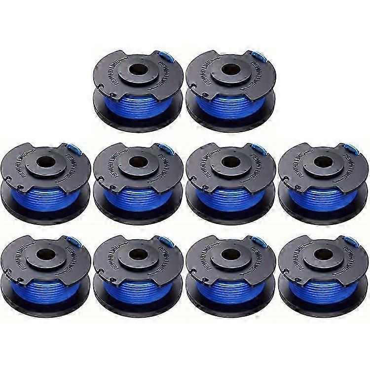 10 قطع متوافقة مع Ryobi 18V / 24V / 40V جزازة العشب بكرات حبل النايلون ، AC14RL3A