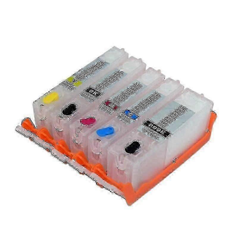 Pgi 580 581 Refillable Ink Cartridge With Permanent Chip Compatible With Canon Pixma Ts705 Tr7550 Tr8550 Ts6150 Ts8150 Ts9150 Ts9155 Printer-ae