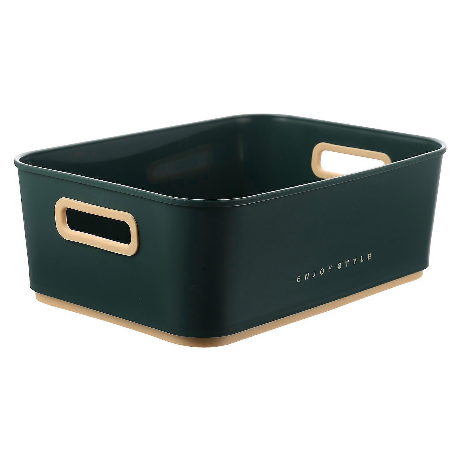 1Pc Kitchen Storage Basket Desktop Makeup Organizer Storage Container