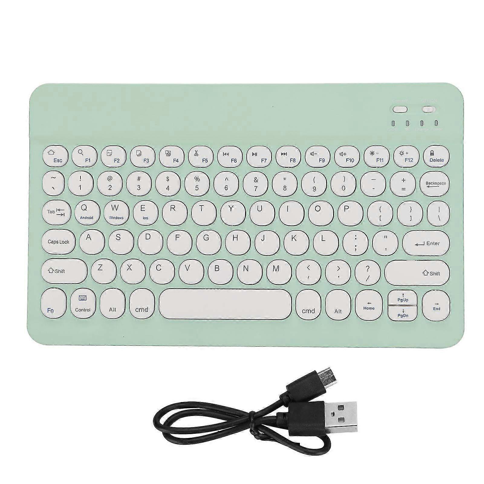 Wireless Keyboard with Stable Connection - Compatible Mobile Phone, Tablet & Laptop Accessories for iOS, Android & Windows