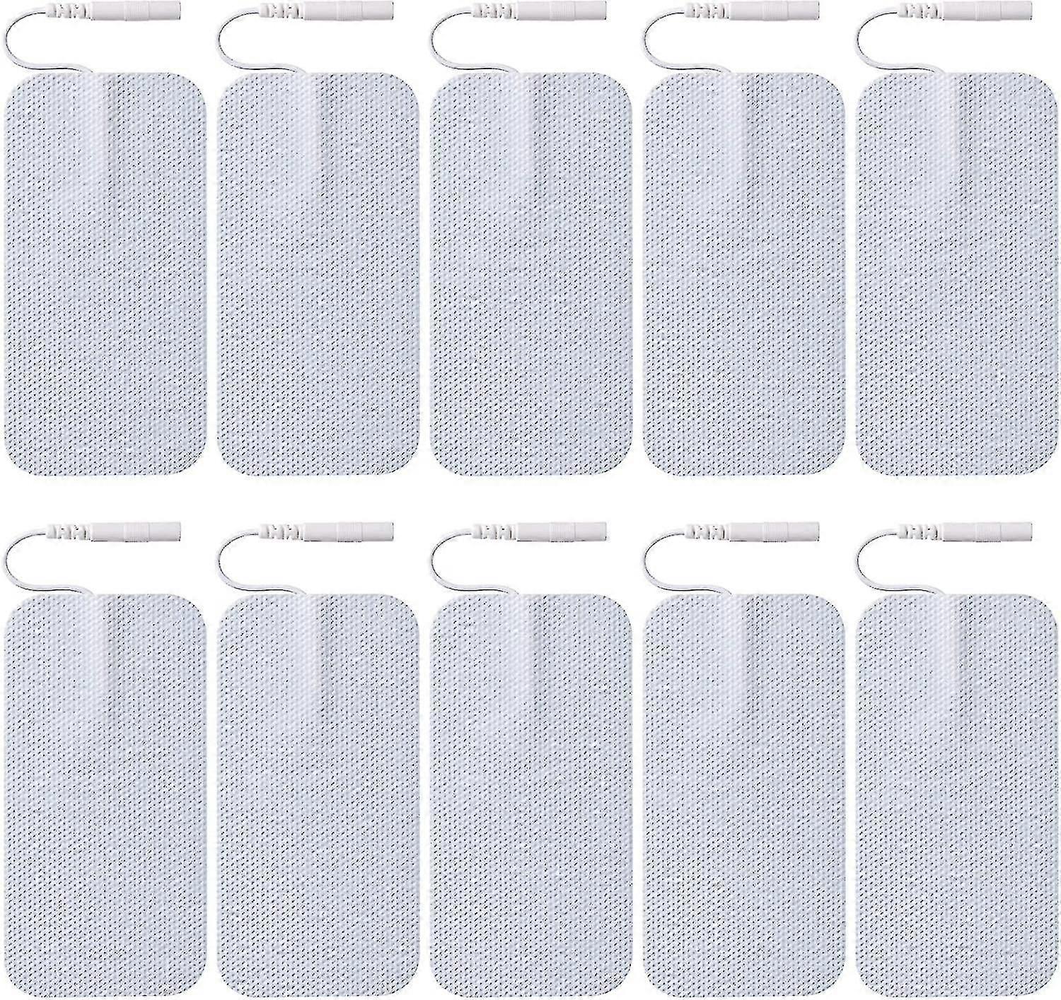 10 Pieces Large Electrode Pads For Tens Unit Replacement Pads For Tens Machine