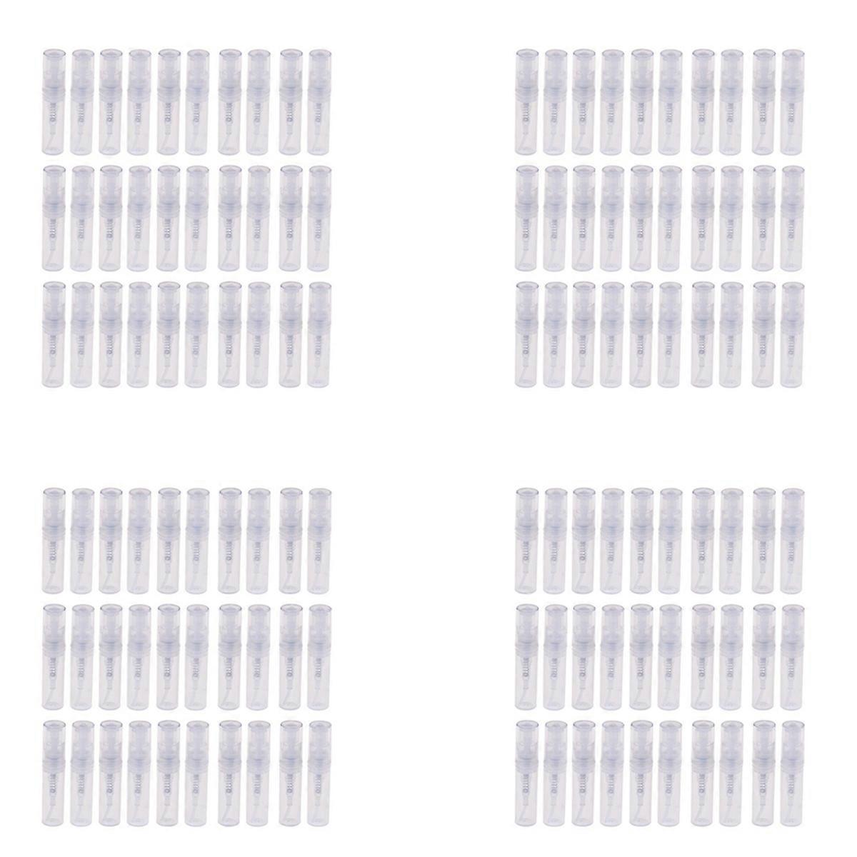 Mini Transparent 2 ML Plastic Bottle Perfume Empty Sample Bottle Suitable for Travel Party 240Pcs