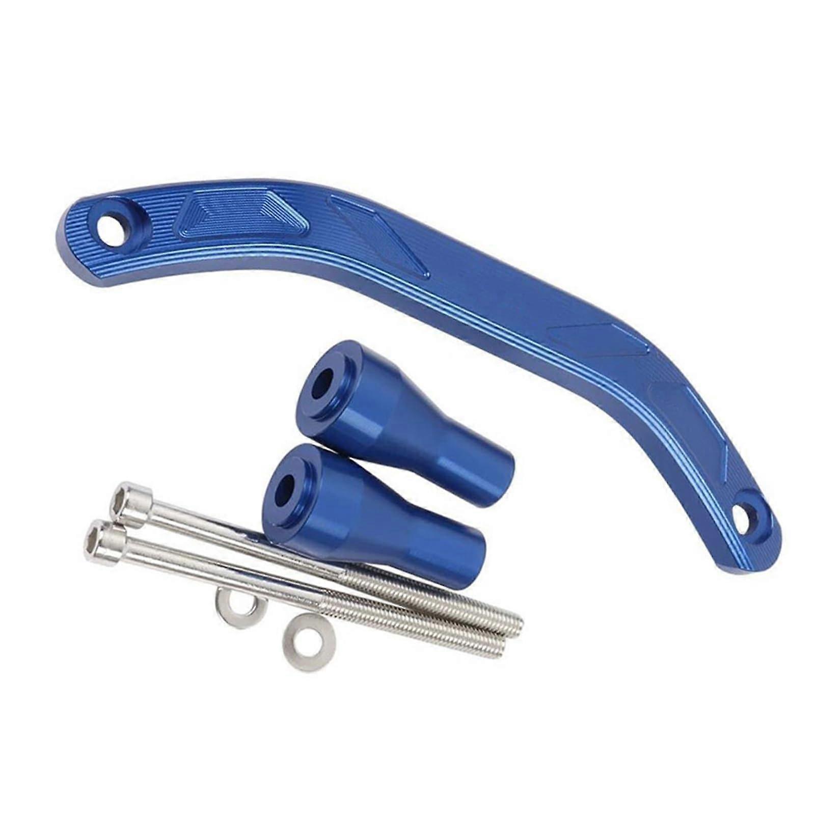 Motorcycle Grab Handle Aluminum Passenger Rear Wheel Handrail For 400 SX/SXF/XC/XCF 2019 (Blue)