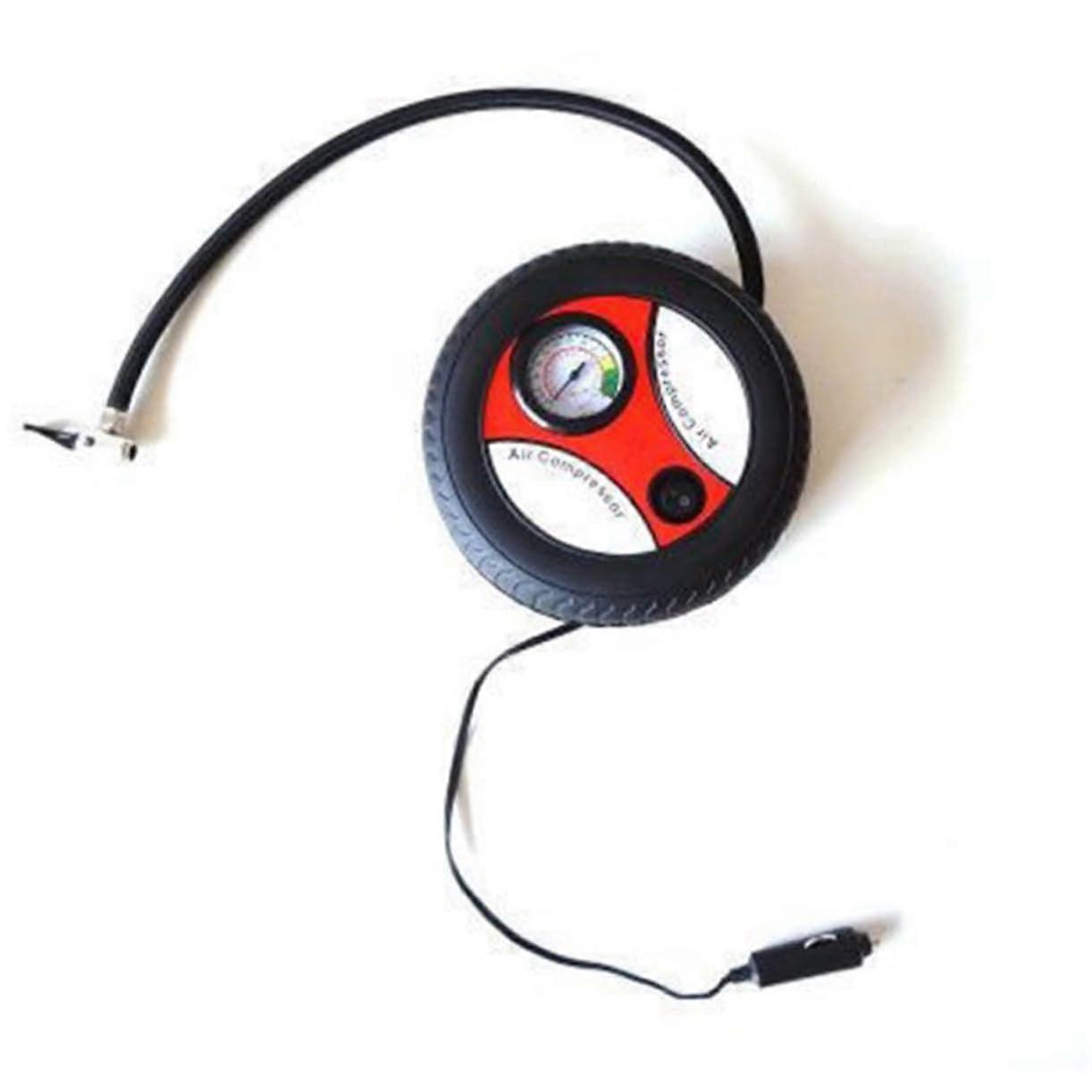 12V Tire Inflator Portable Car Air Pump With Cigarette Lighter Plug For Passenger Car Tires, Compact, Lightweight