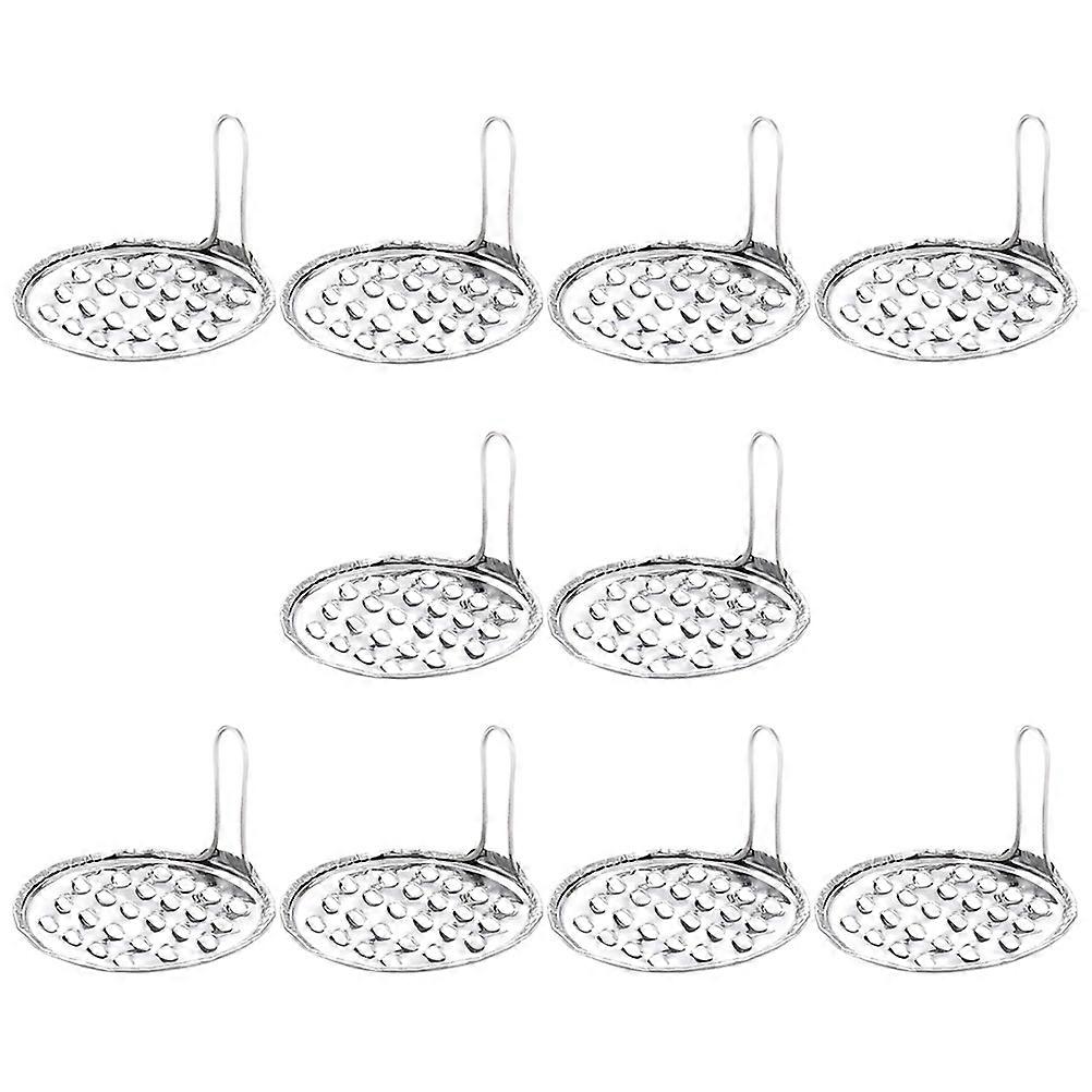 Butter Mixing Tool 10Pcs Jelly Scraping Gadget Ergonomic Design Silver Practical For Home Cooking