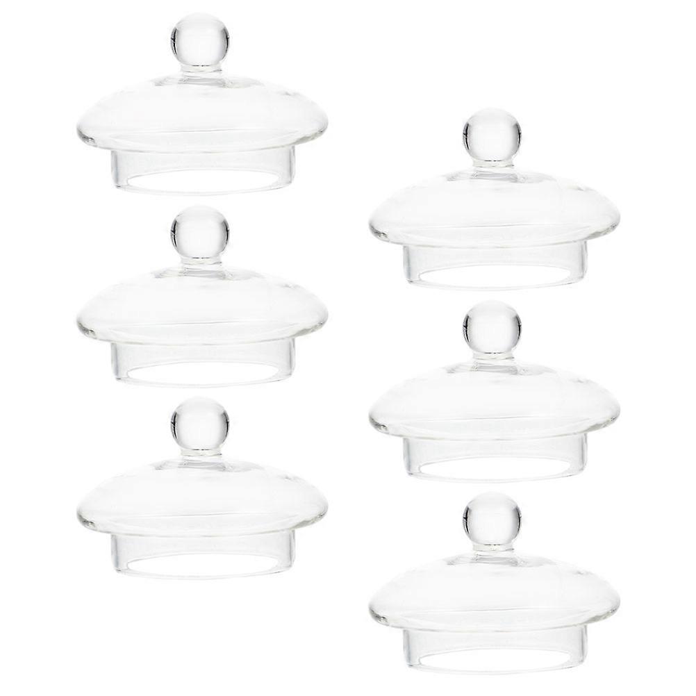Transparent Tea Kettle Glass Covers 6Pcs For Daily Use Easy To Install And Disassemble With Sealing Function