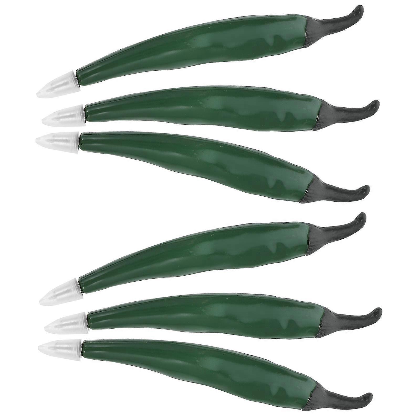 6Pcs Shape Ballpoint Pens for Writing Use Smooth Ink
