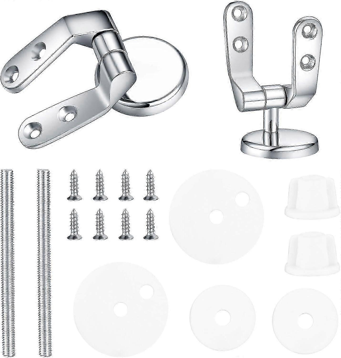 WC-Sitzscharniere, WC-Deckelscharnier Edelstahl, WC-Deckelbefestigung, für WC-Sitz, Universaldeckel Hr
