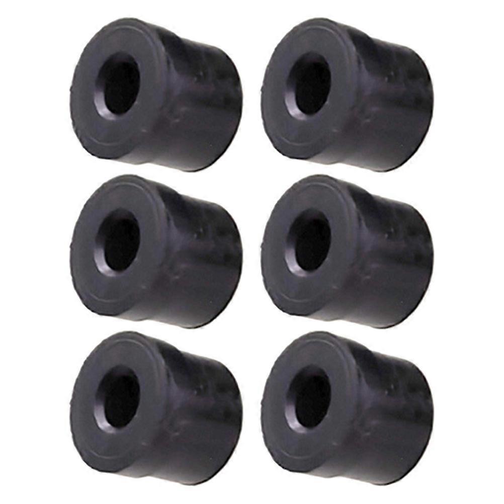 Long Slide Water Key Trombone Slide Pads Set avec protecteurs d’extrémité en caoutchouc 6Pcs