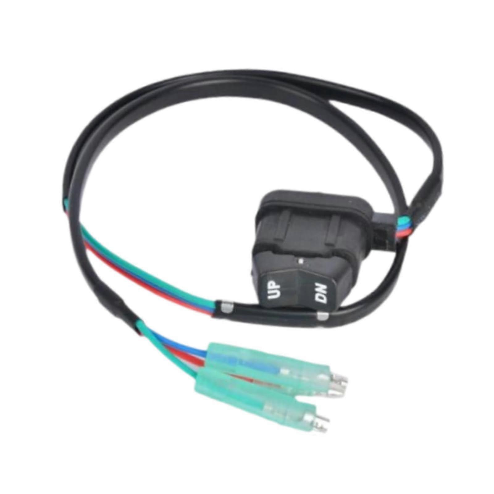 Power Trim Tilt Switch Assembly Tilt Trim Up Down Switch Easy Installation Mounting Marine Boat Durable Motorcycle Replacement