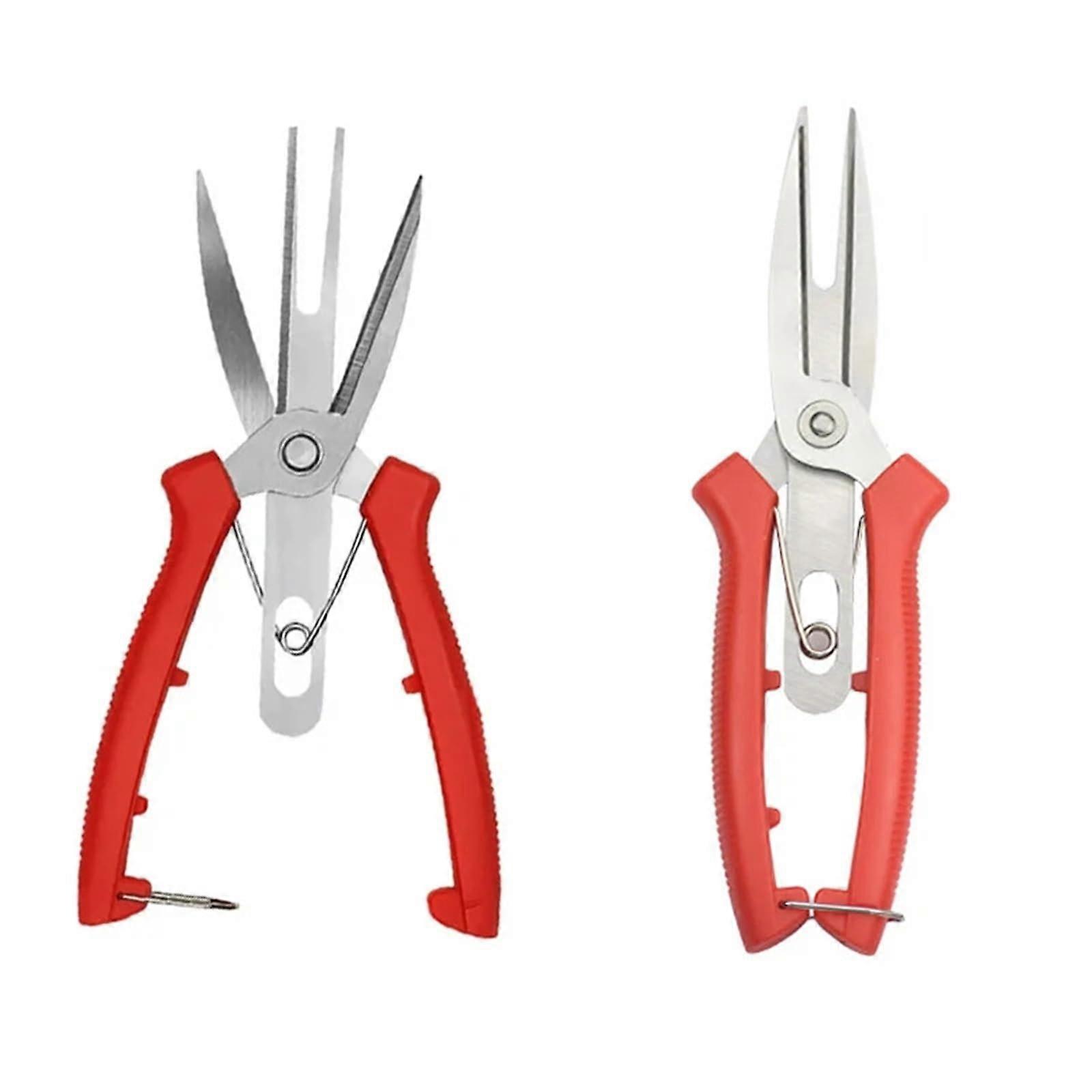 Dual Blade Pruning Shears for Gardening and Agriculture, Multi-Use Fruit Tree Trimmer, Ergonomic Pruning Tool for Pickings