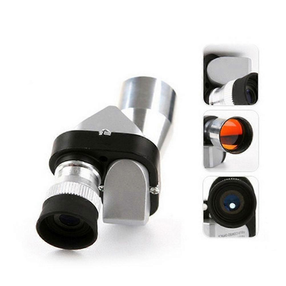 Zoom Adjustable Monocular 8x20 Night Vision Handheld Telescope Silver For Travelling 1Pack