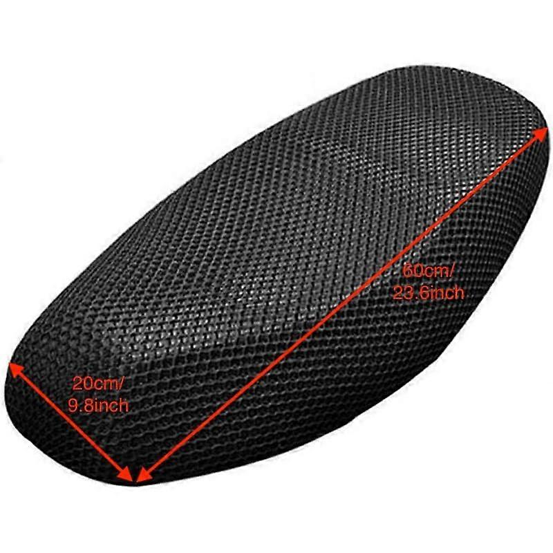 Motorcycle Seat Cover Breathable Summer Cool Mesh Moped Scooter Seat Cushion AntiSlip Cover Grid Protective Pad