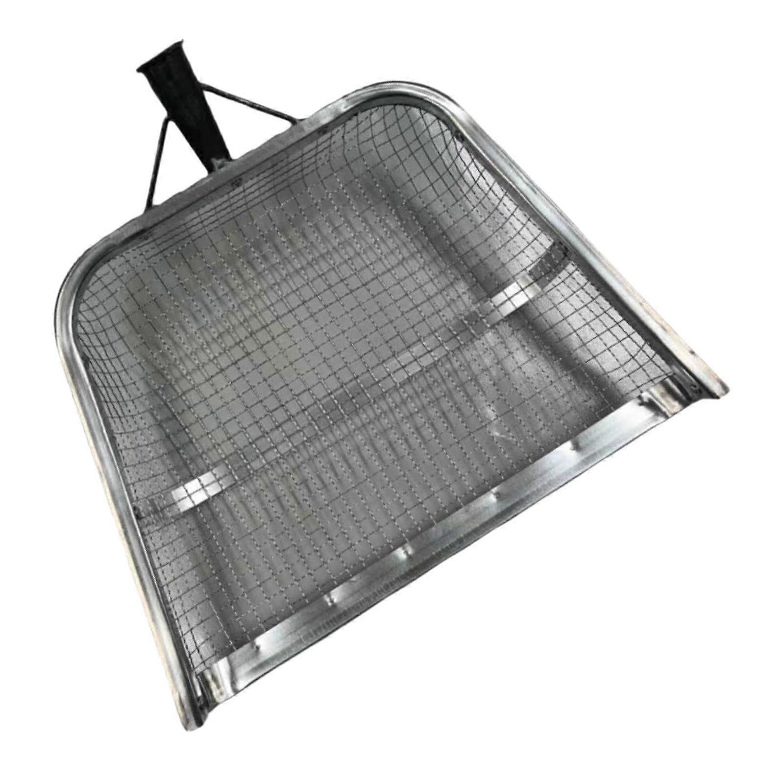 Metal Agriculture Mesh Screen Sand Strainer Multifunctional Thickened 37 x 44 cm Garden Hand Tool 1.2cm Mesh Size 1.2 cm mesh width