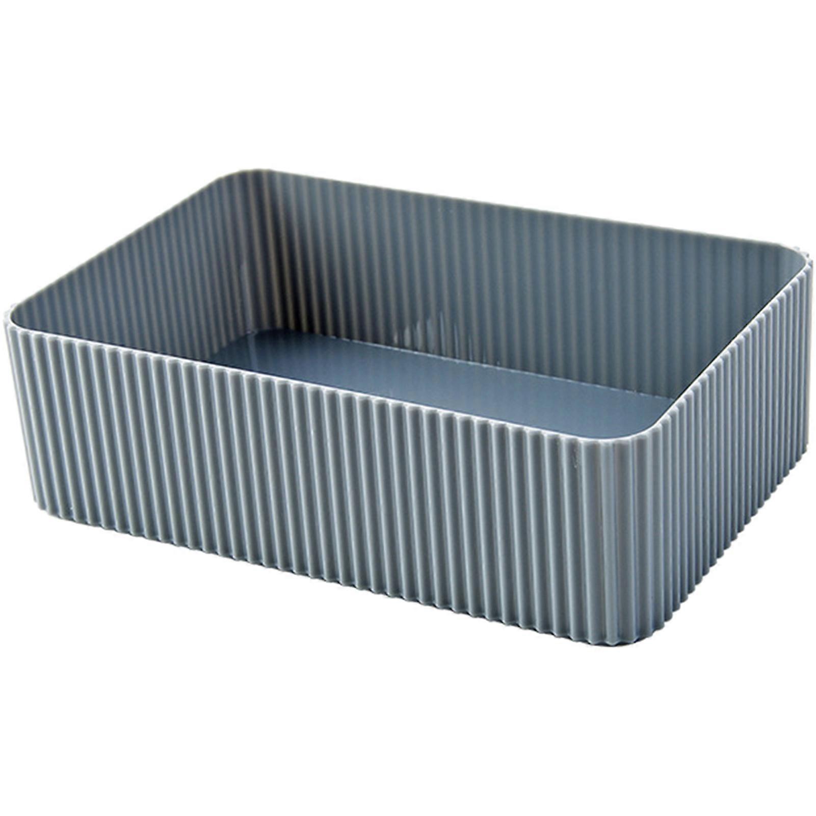 Multi-use Desk Plastic Organizer Large Capacity Space-saving Storage Trays