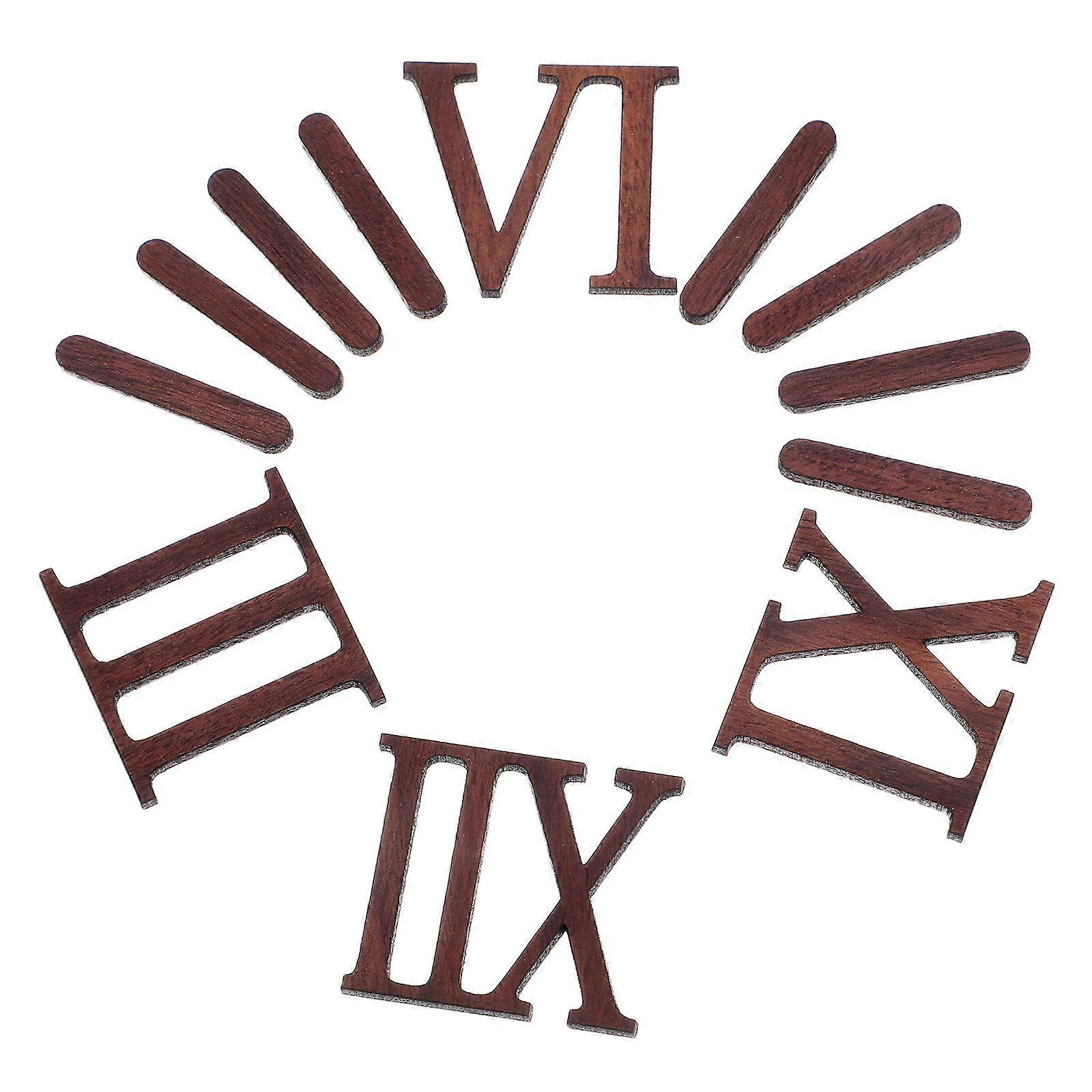 1 Set Clock Numerals Kit Number Clock Kits Roman Numeral Clock Kit DIY Roman Numeral Clock Kit for Creative Clock Projects Clock Repair Supplies