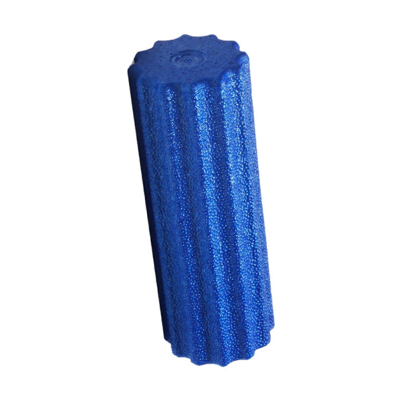 Massager Roller Back And Leg Pilates Roller Soft Foam Small Size Blue