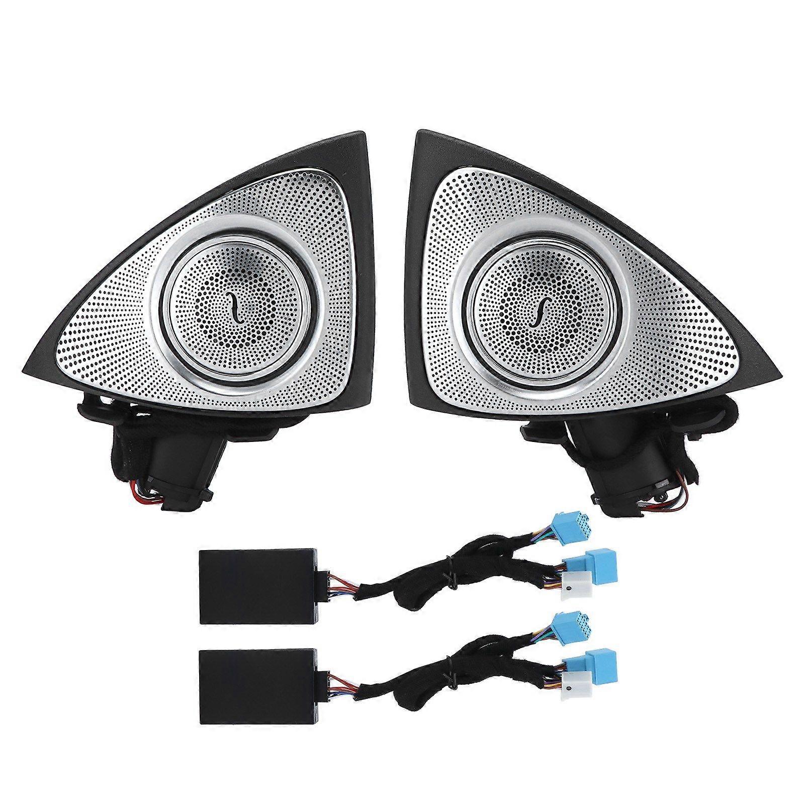 7 Color 3D Rotating Tweeter With LED Ambient Lighting Replacement for MercedesBenz SClass W222 20142017