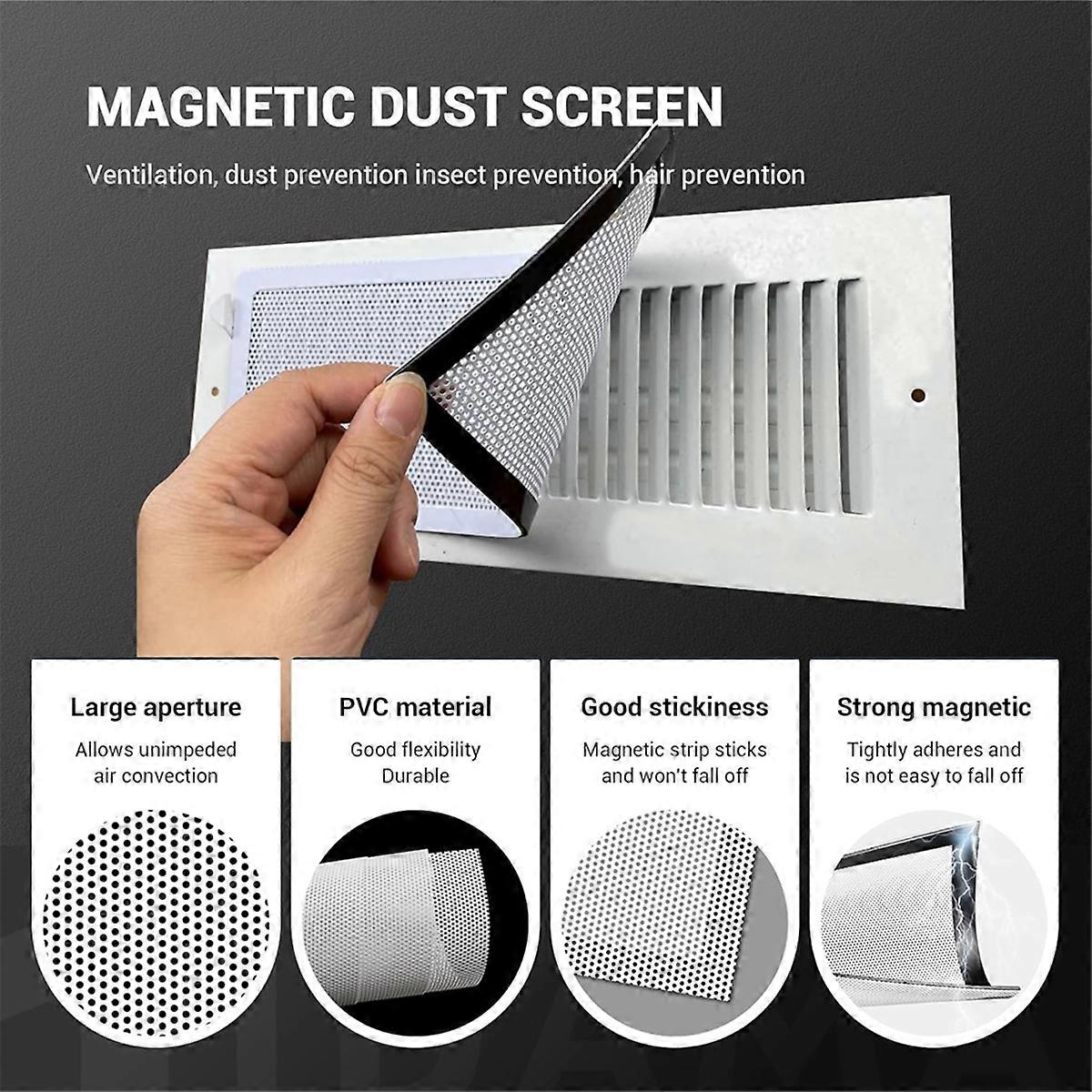 Magnetic Vent Cover 4x12 Inch A