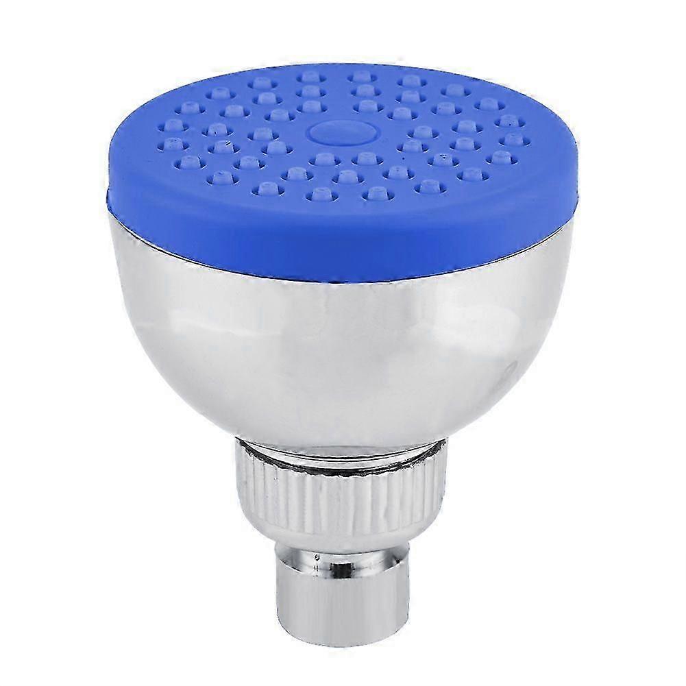 G1/2" Single-function Shower Head Chrome Plating Shower Spray Head for Bathroom Home (Blue)