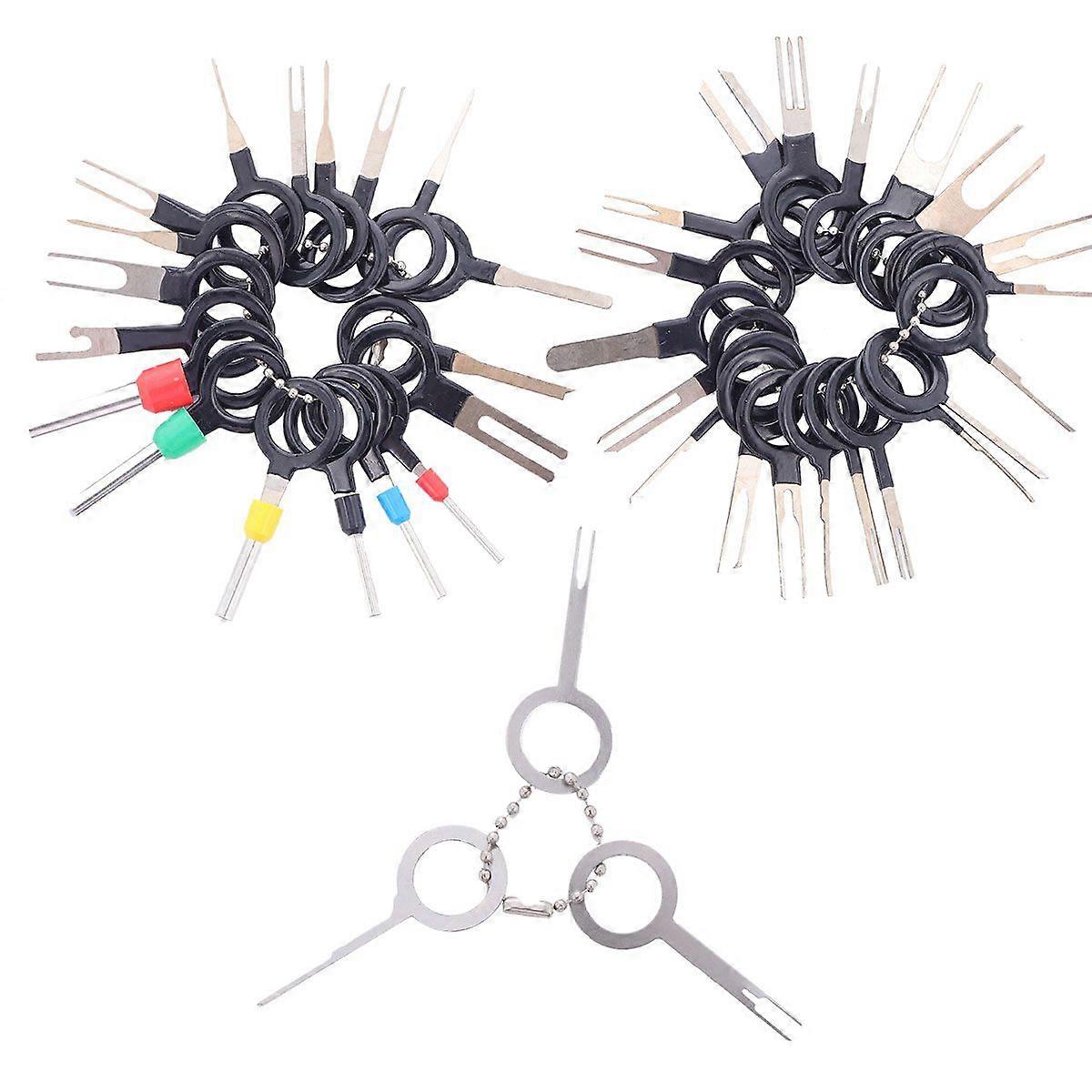 1 Set/41pcs Wire Harness Terminal Extractor Terminal Removal Car Key Tool
