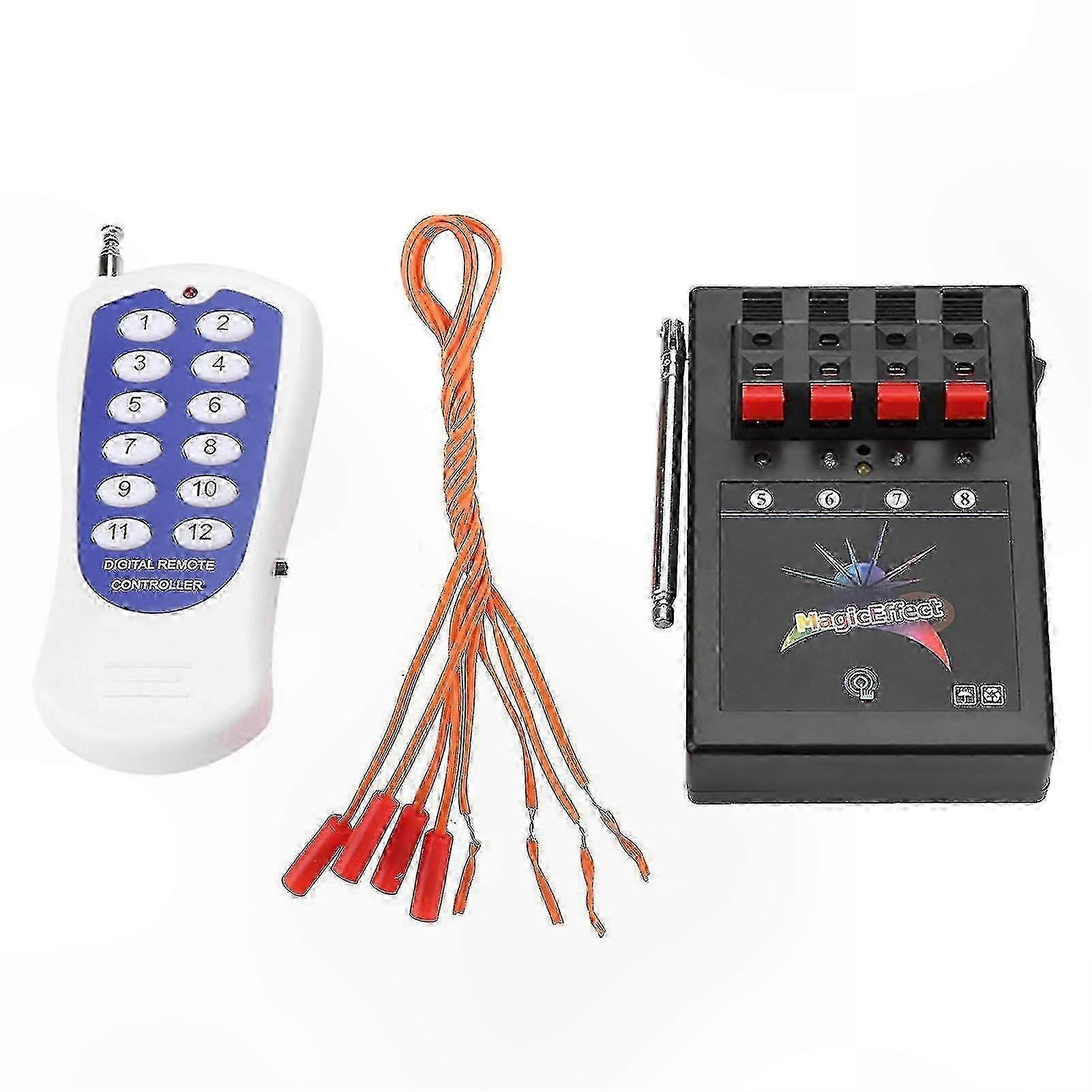 12-Channel Wireless Fireworks Ignition System with Remote Control for Professional Use