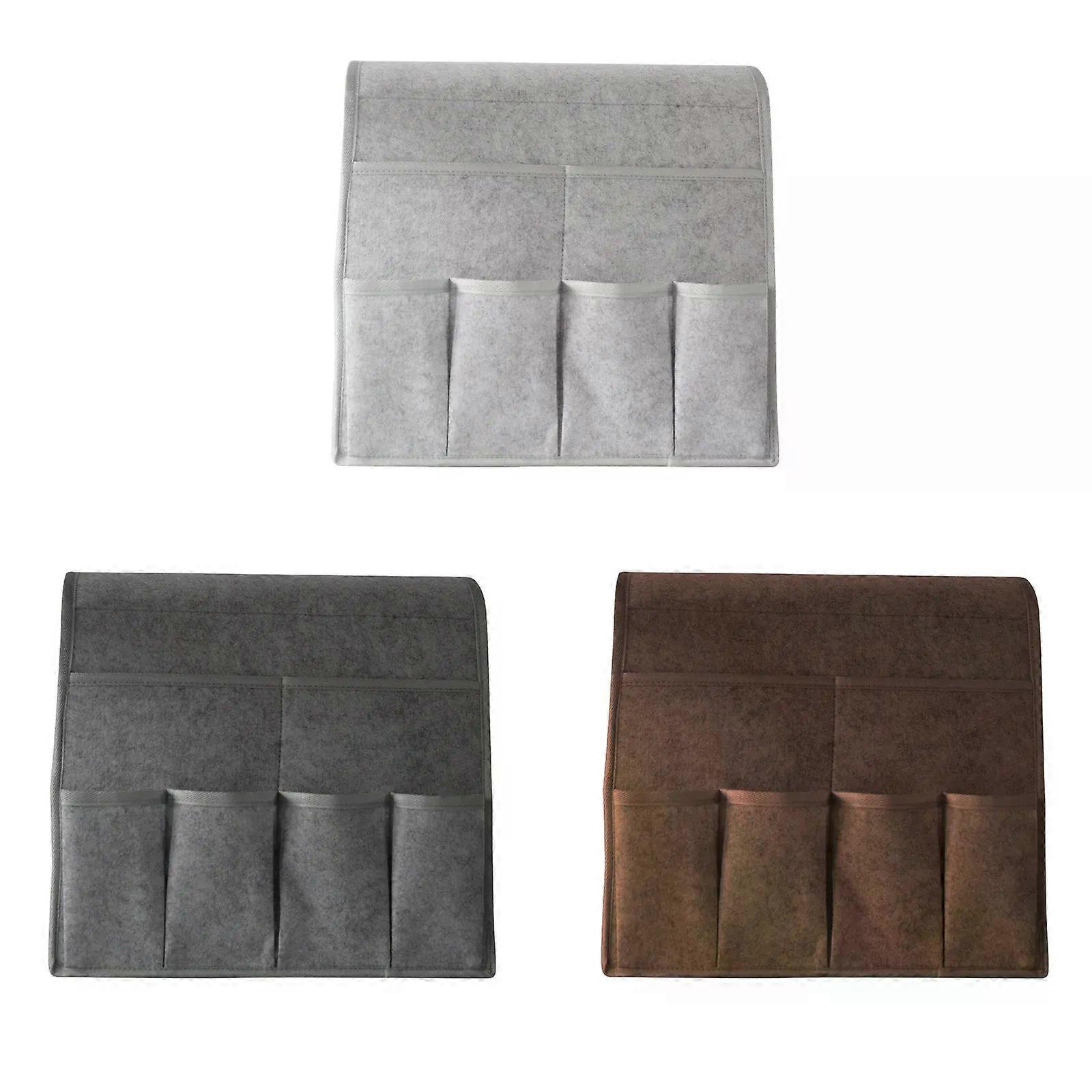 Remote Control Holder Non Slip Recliner Organizer with 7 Pockets Sofa Arm Chair Caddie for TV Remote Phone Magazine