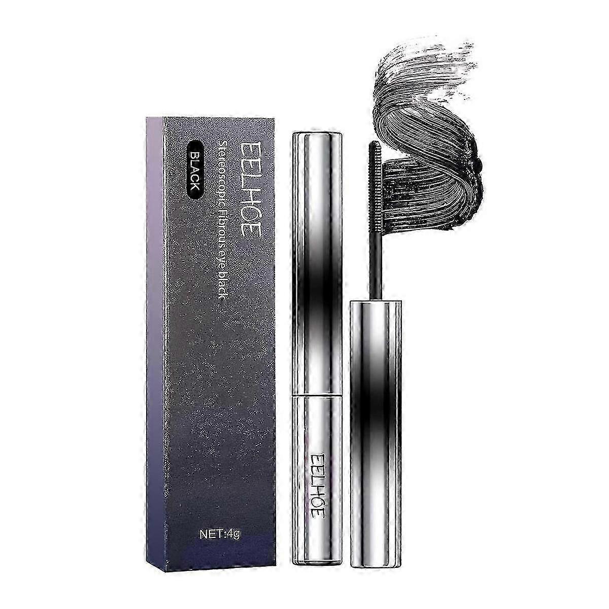 Eelhoe Stereoskopisk Fibrøs Øje Sort Øjenvipper Smukke Naturlige Tyk Sved-Proof Ikke Smuds