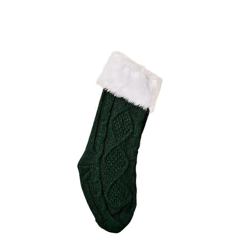 21-inch knitted plush socks in multiple colors for multi-scenario decoration