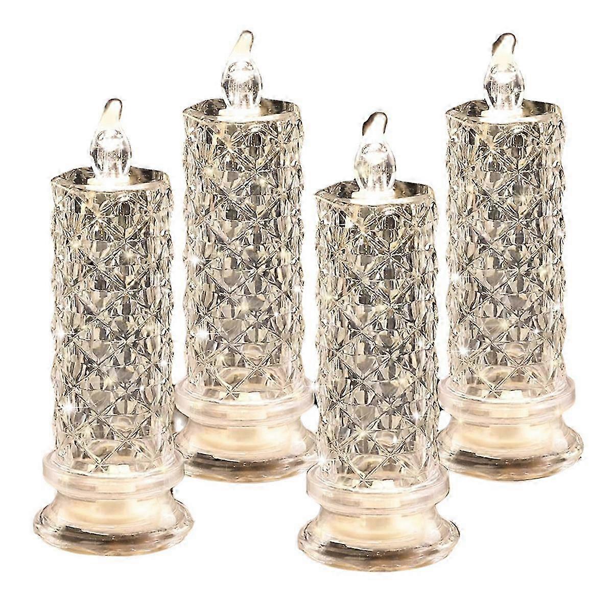 Rose Shadow LED Flameless Candles, for Valentines