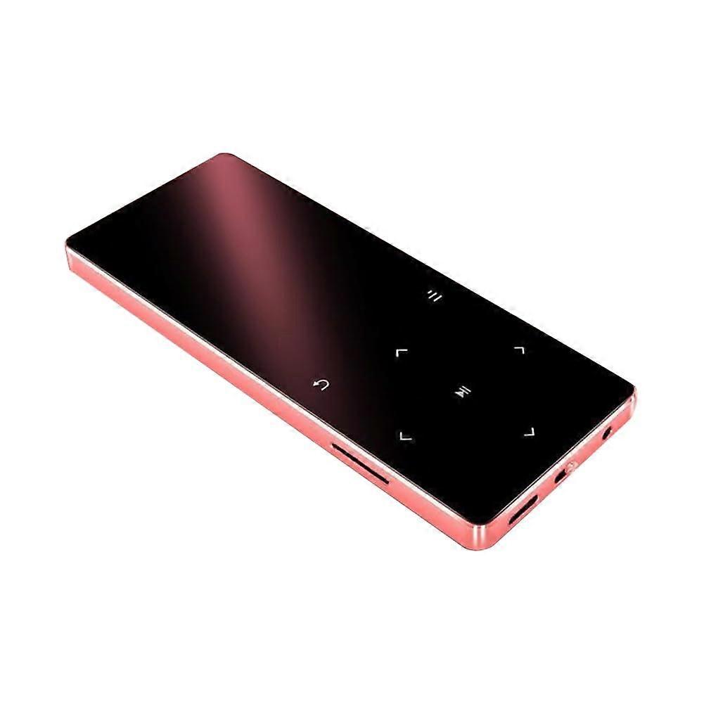 Portable Bluetooth Touch Screen MP3 MP4 Player Lossless Audio TF Card EBook Reading Builtin Speaker MP5B Rose Gold