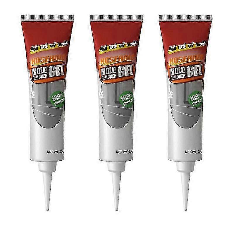 3pcs Mildew Removing Gel Mold Magic Remover Home Wall Tile Glass Glue Cleaning