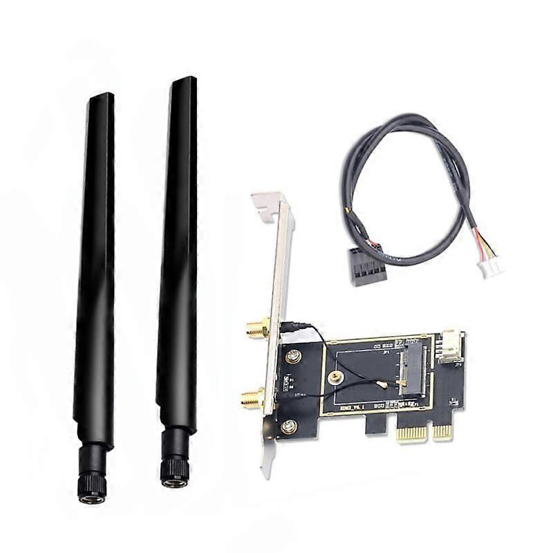 PCIE WiFi Card Adapter Wireless Network Card M2 NGFF Bluetooth Converter for Desktop Wi-Fi 8260 826